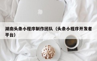 达州湖南头条小程序制作团队（头条小程序开发者平台）
